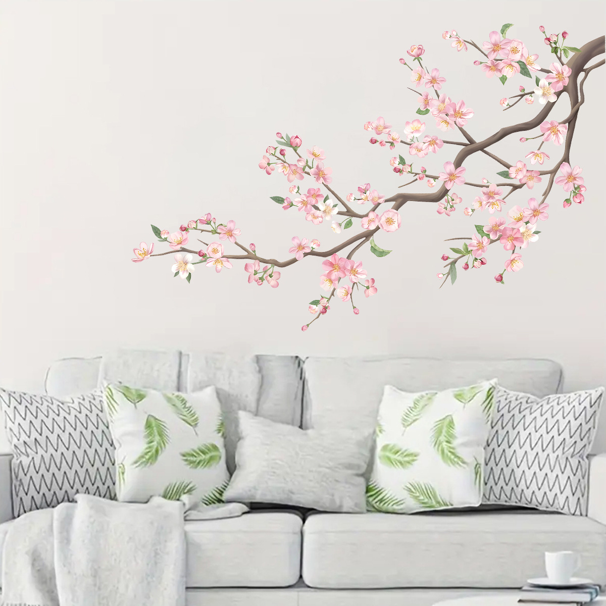 Watercolour Bird Flower Wall S - Baby Girl Nursery Quotes 评论和价格