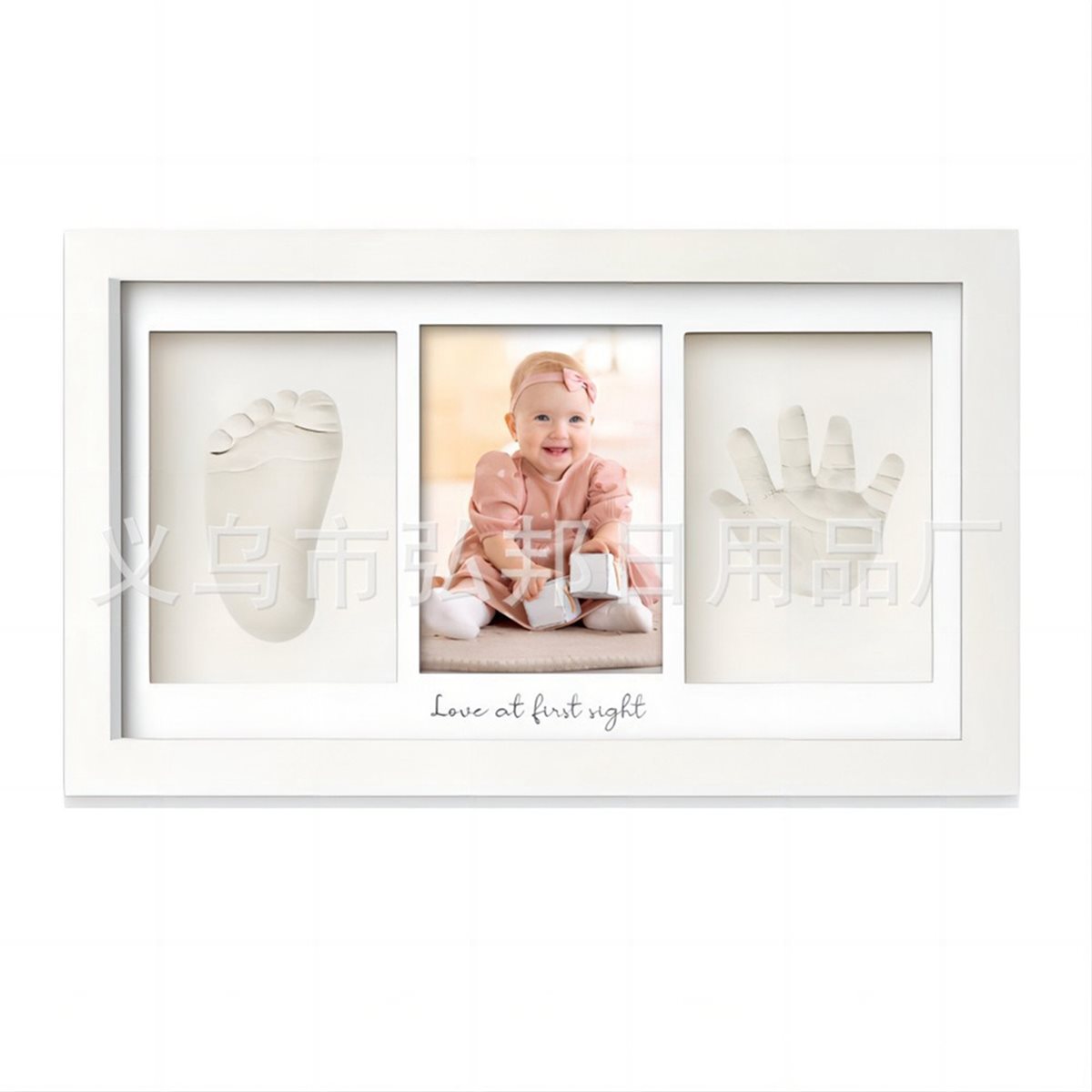 ABFW Baby Handprint & Footprin - Baby Nursery Frames 评论和价格