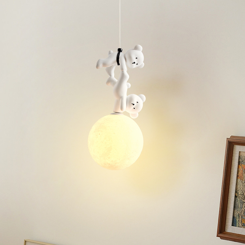 Bear Lamp Cartoon Nursery Room - Baby Nursery Light Fixture 评论和价格