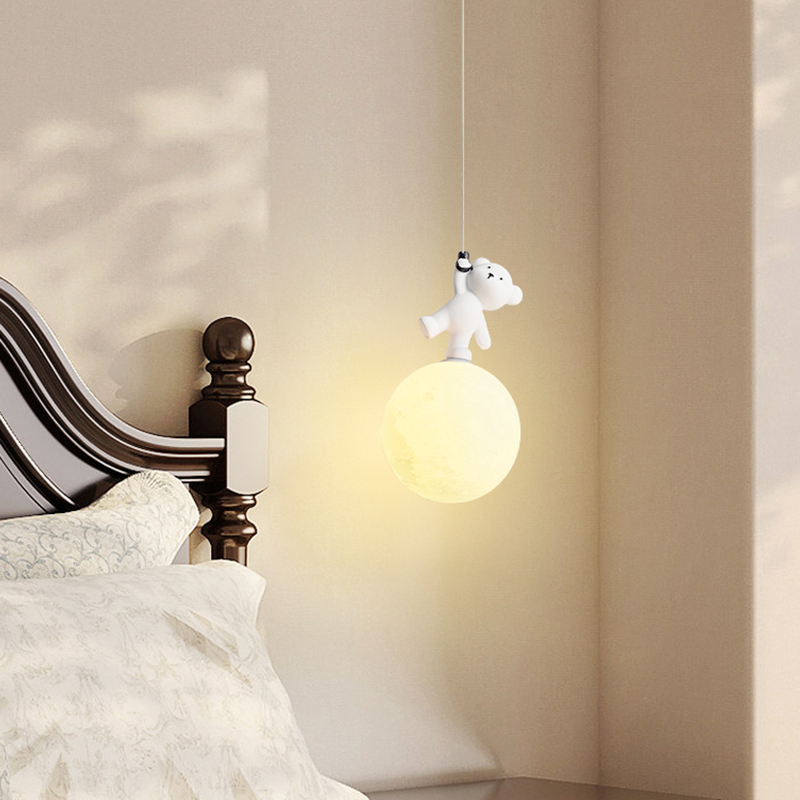 Bear Lamp Cartoon Nursery Room - Baby Nursery Light Fixture 评论和价格