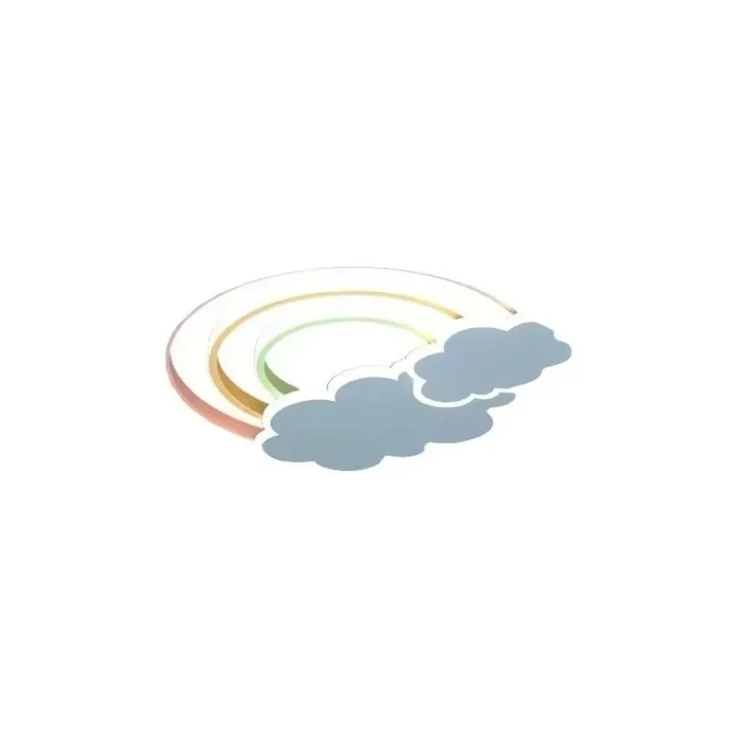 Modern Minimalist Rainbow Clou - Baby Nursery Light Fixture 评论和价格