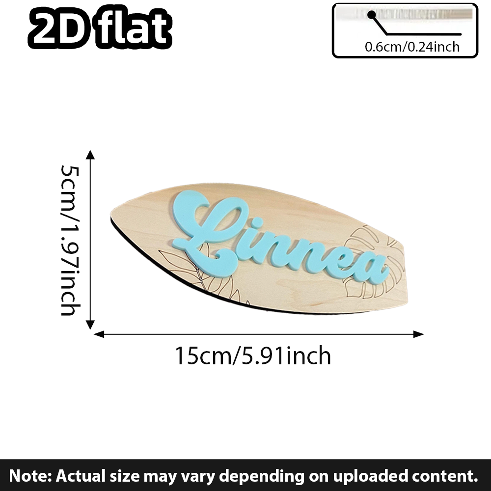 Surfboard Baby Name Signboard  - Baby Nursery Boy 评论和价格