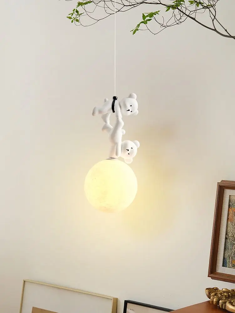 Bear Lamp Cartoon Nursery Room - Baby Nursery Light Fixture 评论和价格