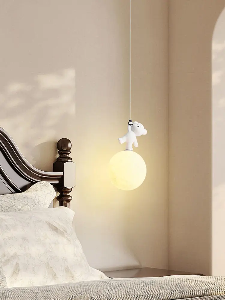 Bear Lamp Cartoon Nursery Room - Baby Nursery Light Fixture 评论和价格
