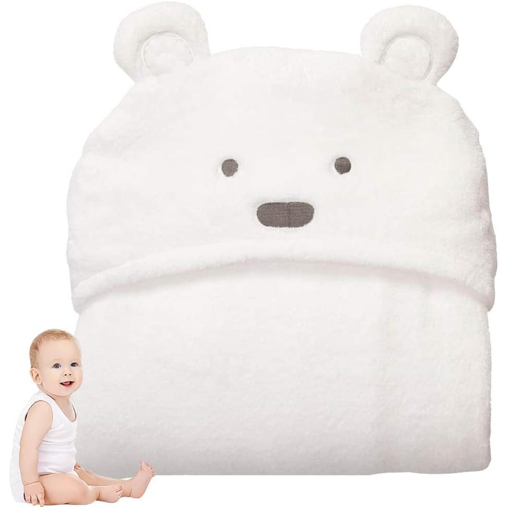 Cute Bear Hooded Towel for Kid - Baby Nursery Boy 评论和价格