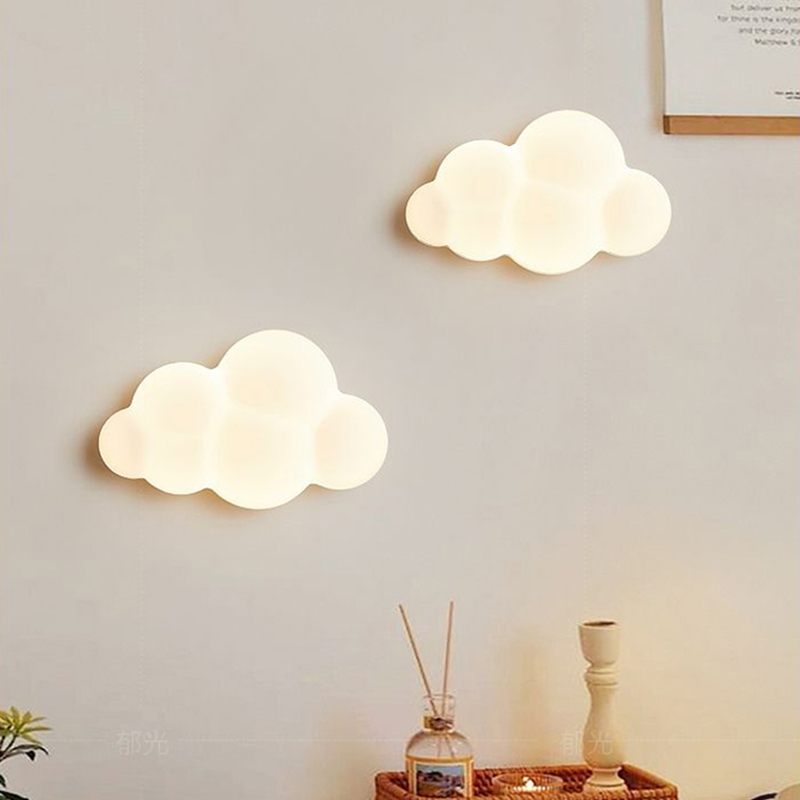 White Cloud Wall Lamps for Chi - Baby Nursery Wall Lights 评论和价格
