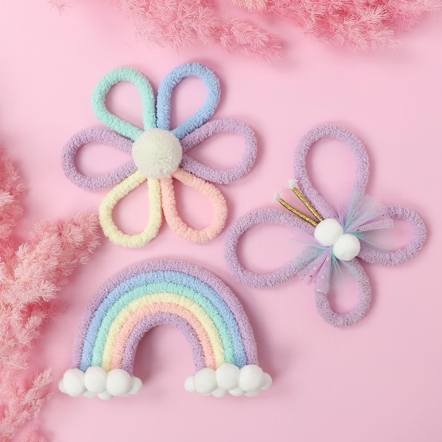 Nordic Rainbow Daisy Flower  B - Baby Nursery Decor Girl 评论和价格