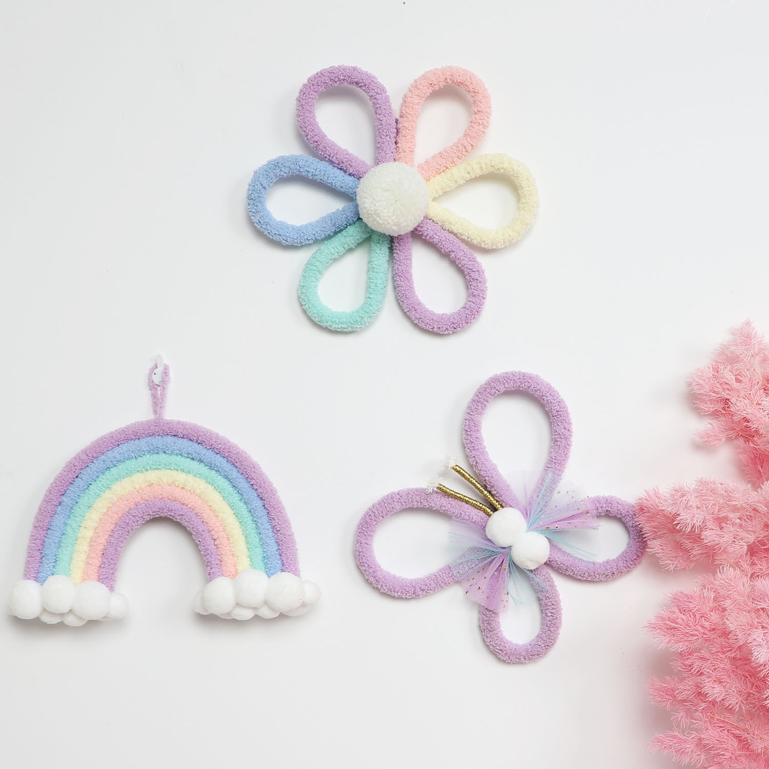 Nordic Rainbow Daisy Flower  B - Baby Nursery Decor Girl 评论和价格