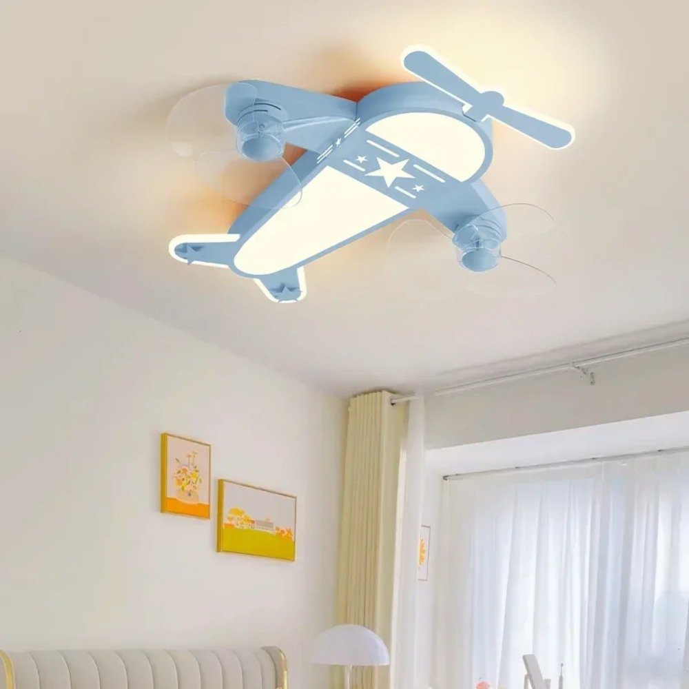Modern Airplane Led Ceiling Li - Baby Nursery Light Fixture 评论和价格