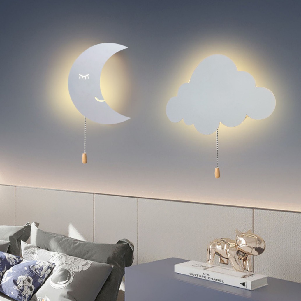 USB Port Charge AA Battery Ope - Baby Nursery Wall Lights 评论和价格