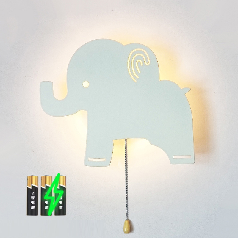 USB Port Charge AA Battery Ope - Baby Nursery Wall Lights 评论和价格