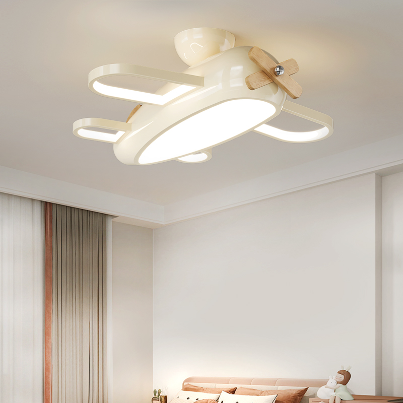 Cartoon Airplane Chandelier Ce - Baby Nursery Light Fixture 评论和价格