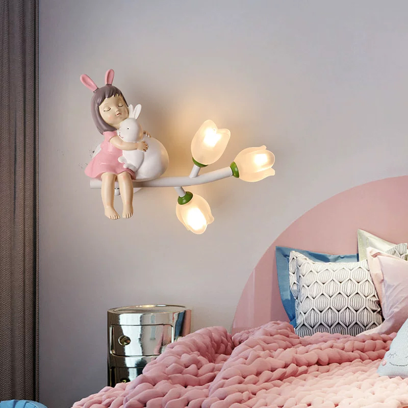 Children's Room Princess Room  - Baby Nursery Wall Lights 评论和价格