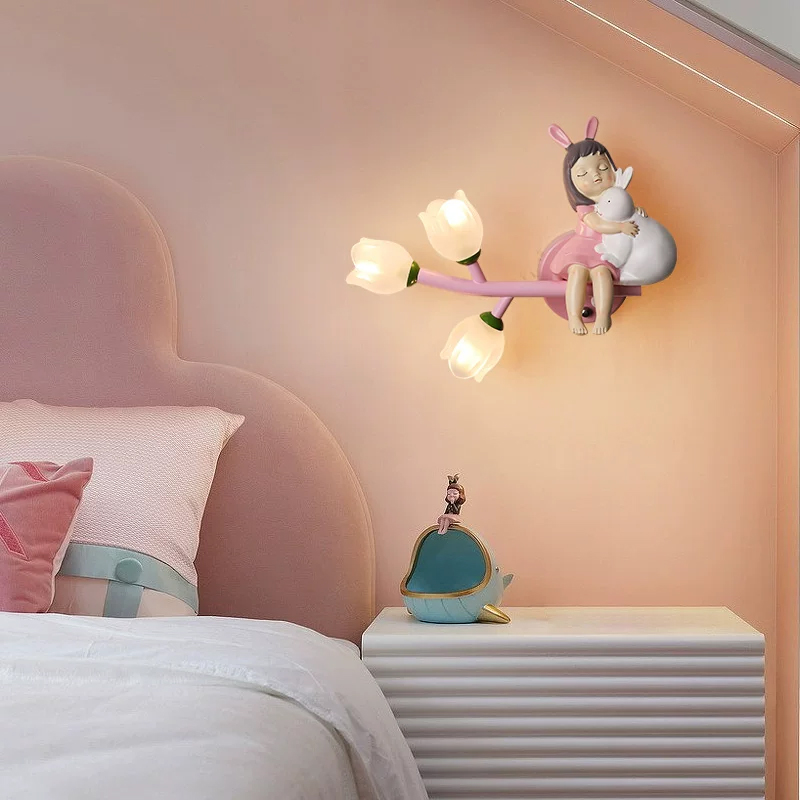 Children's Room Princess Room  - Baby Nursery Wall Lights 评论和价格