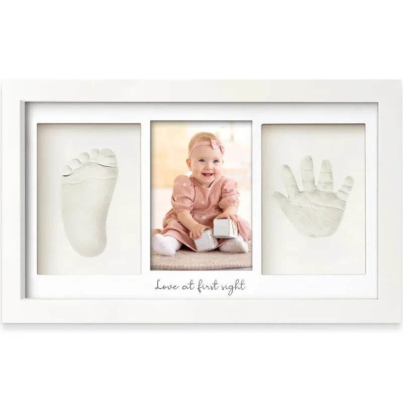 Baby Handprint Footprint Clay  - Baby Nursery Frames 评论和价格