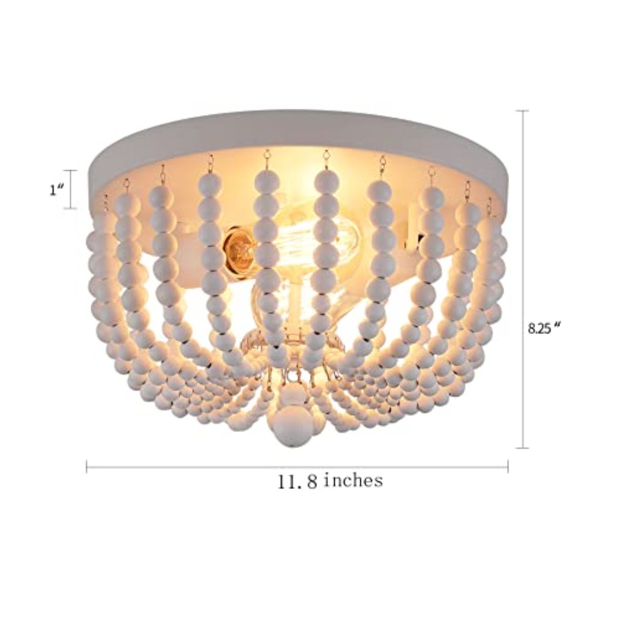 Flush Mount Ceiling Light Fixt - Baby Nursery Light Fixture 评论和价格