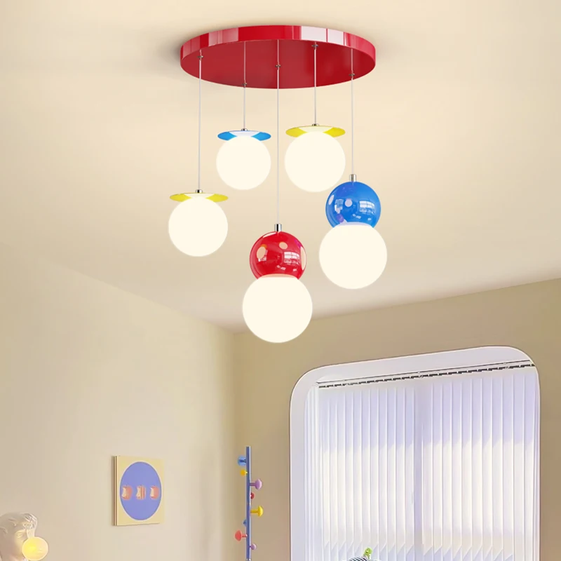 Bubble Ball Chandelier - Color - Baby Nursery Light Fixture 评论和价格