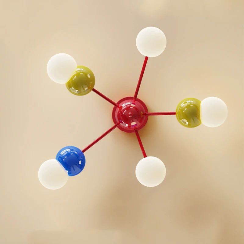 Bubble Ball Chandelier - Color - Baby Nursery Light Fixture 评论和价格
