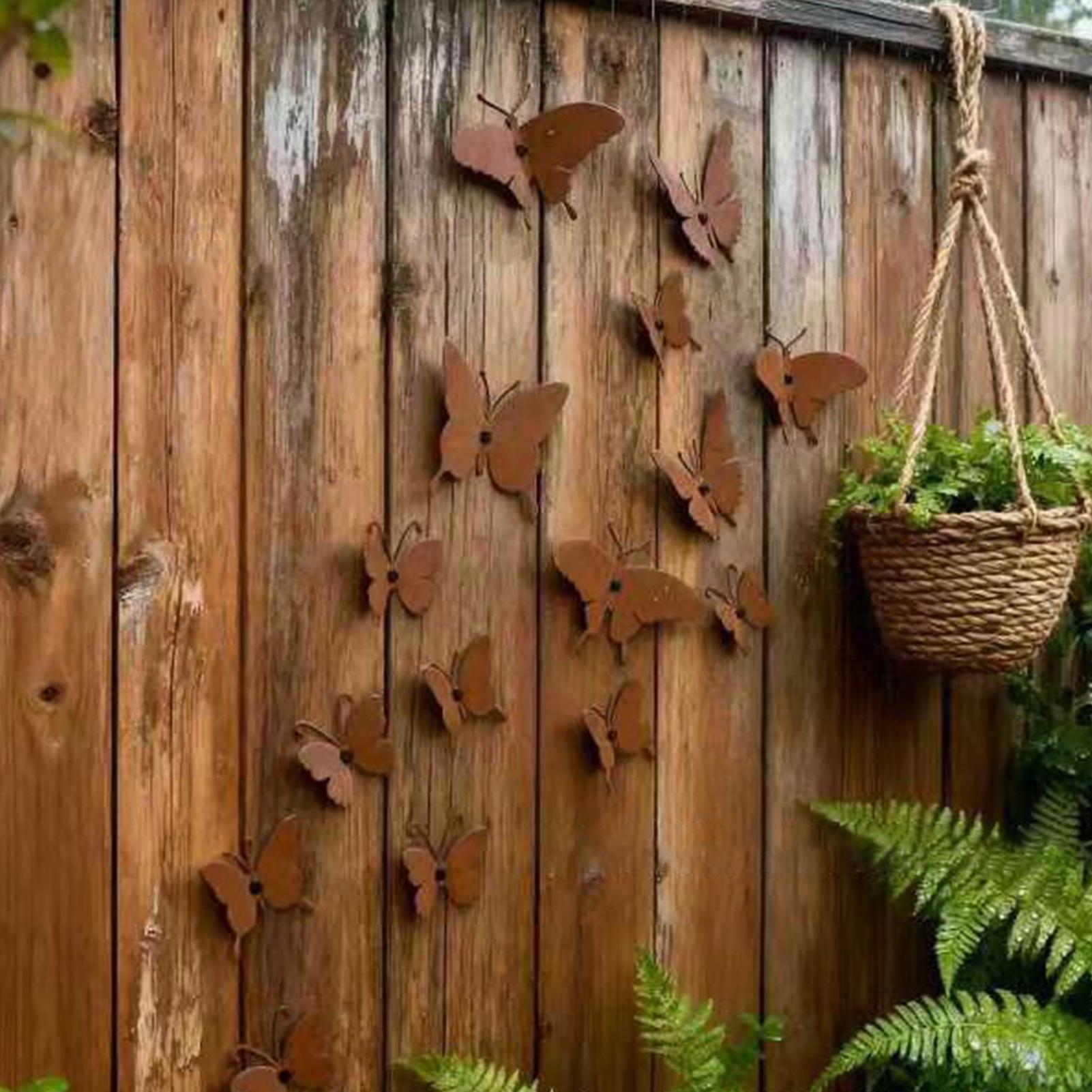Metal Butterfly Wall Decor 15  - Baby Nursery Decor Girl 评论和价格