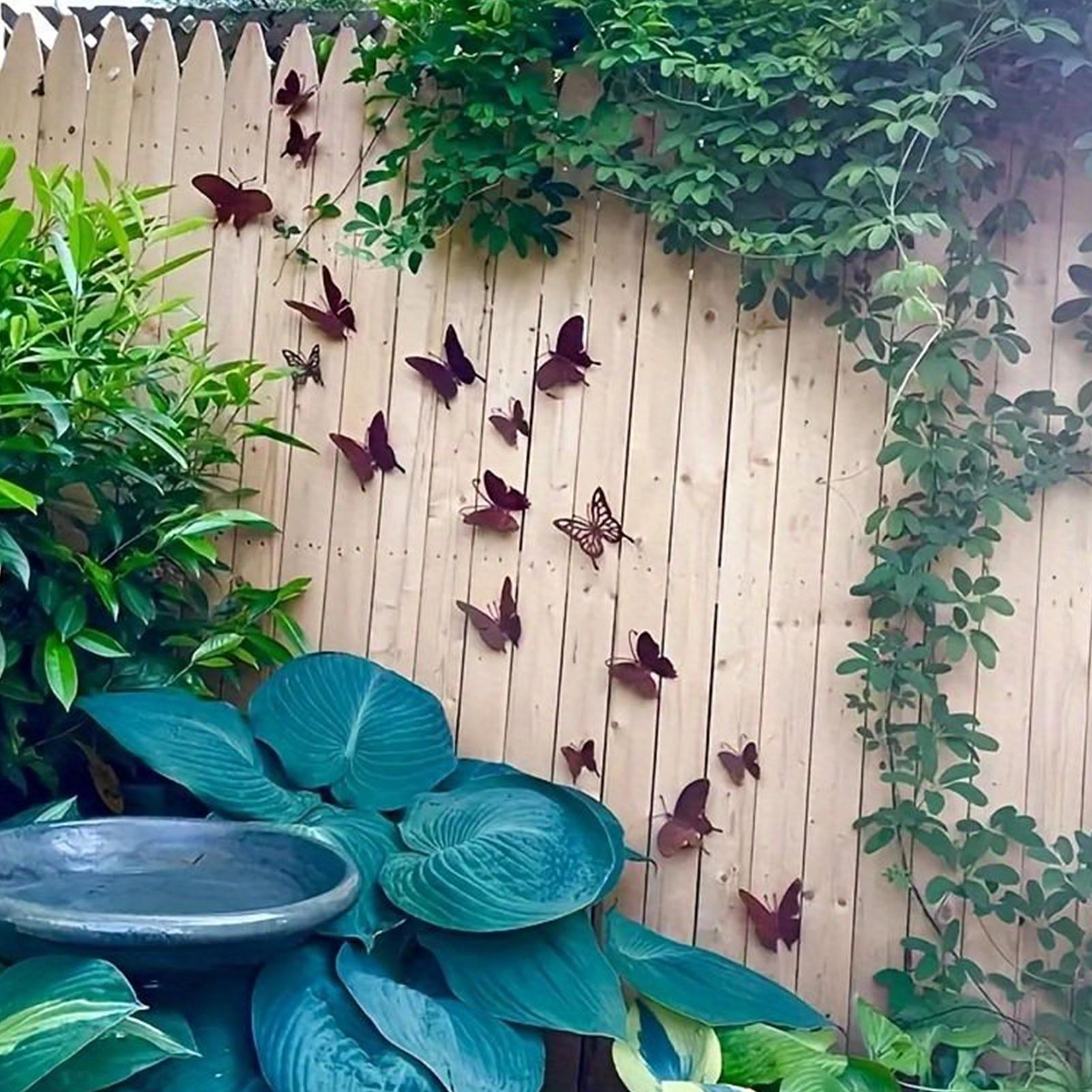 Metal Butterfly Wall Decor 15  - Baby Nursery Decor Girl 评论和价格