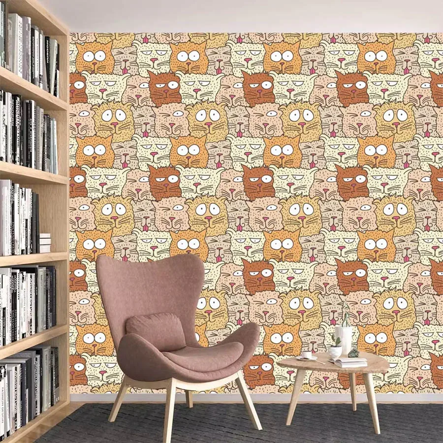 Custom Cartoon Waterproof Peel - Baby Nursery Peel And Stick Wallpaper 评论和价格