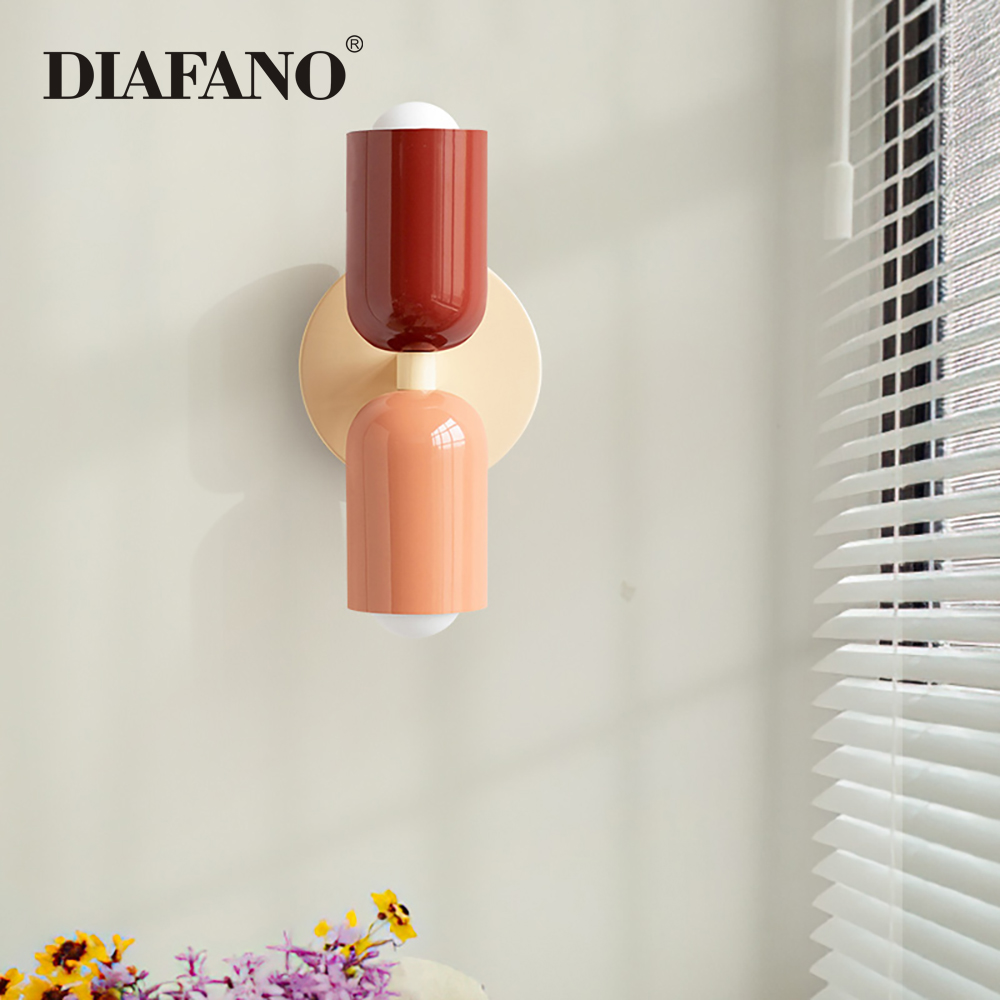 Nordic Wall Lamp Colorfully Do - Baby Nursery Wall Lights 评论和价格