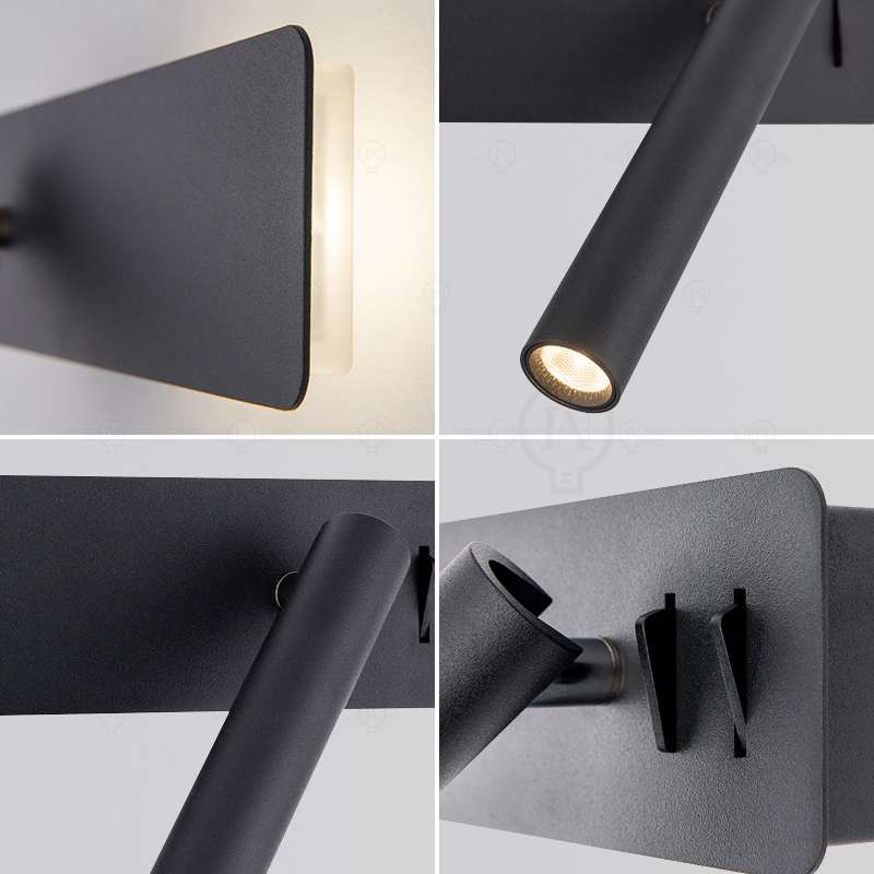 White Nordic LED Bedside Readi - Baby Nursery Wall Lights 评论和价格