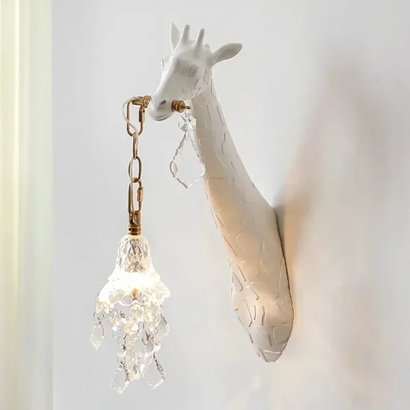 Nordic New Resin Giraffe LED W - Baby Nursery Wall Lights 评论和价格