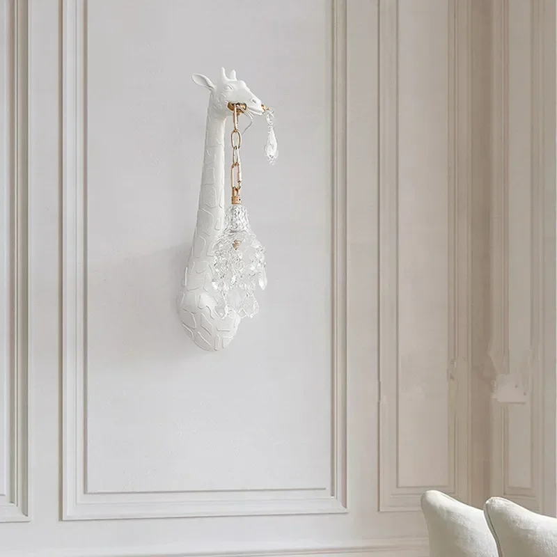 Nordic New Resin Giraffe LED W - Baby Nursery Wall Lights 评论和价格