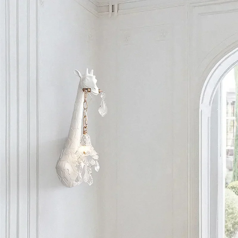 Nordic New Resin Giraffe LED W - Baby Nursery Wall Lights 评论和价格