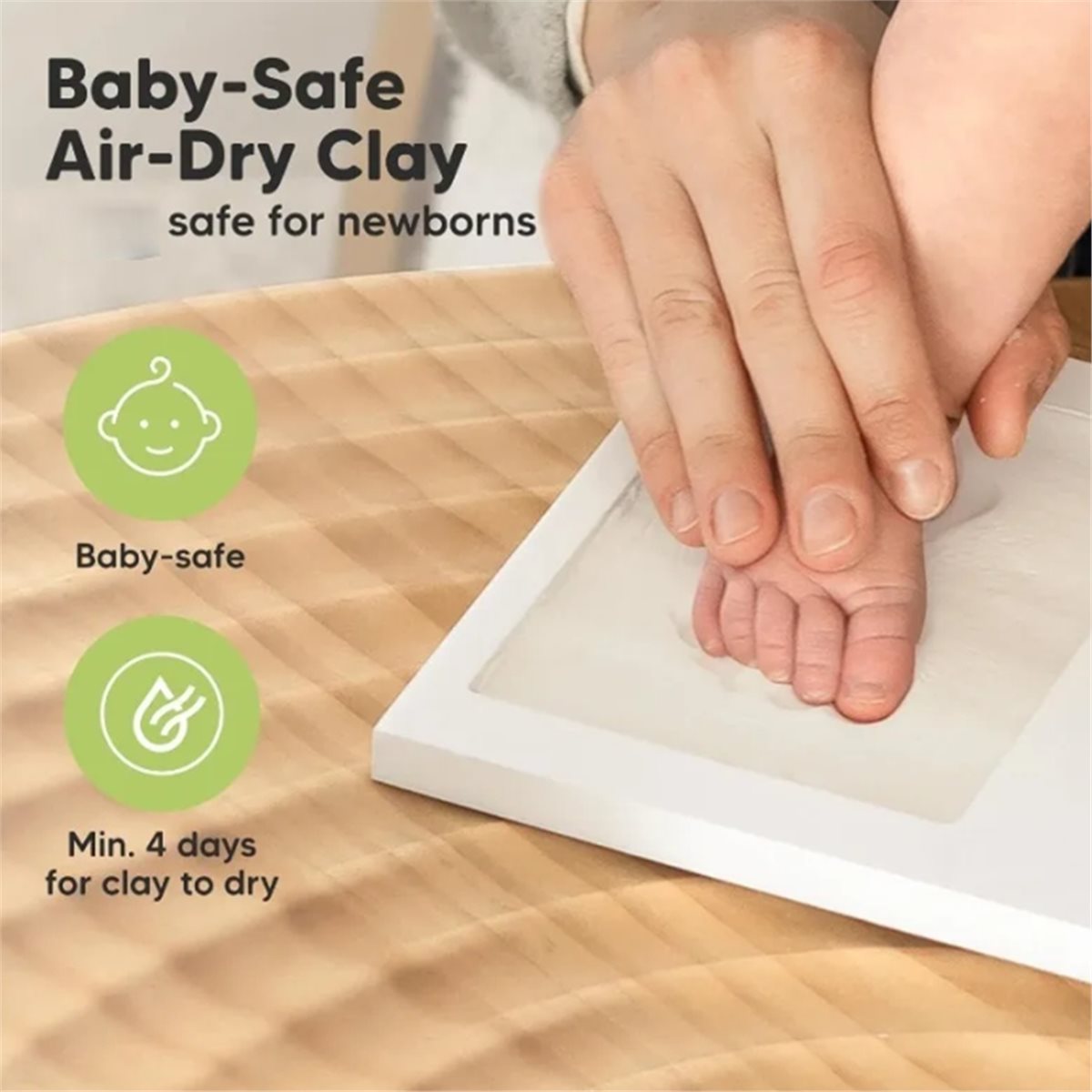 Y69A Baby Handprint & Footprin - Baby Nursery Frames 评论和价格